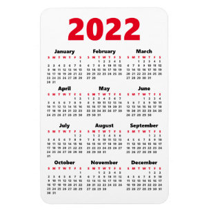 Välj en egen färg   2022 Kalendermagnet Magnet