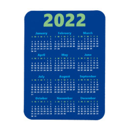 Välj en egen färg | 2022 Kalendermagnet Magnet