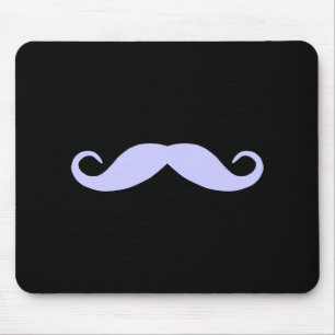 Välj en färg Mustasch på svart Musmatta