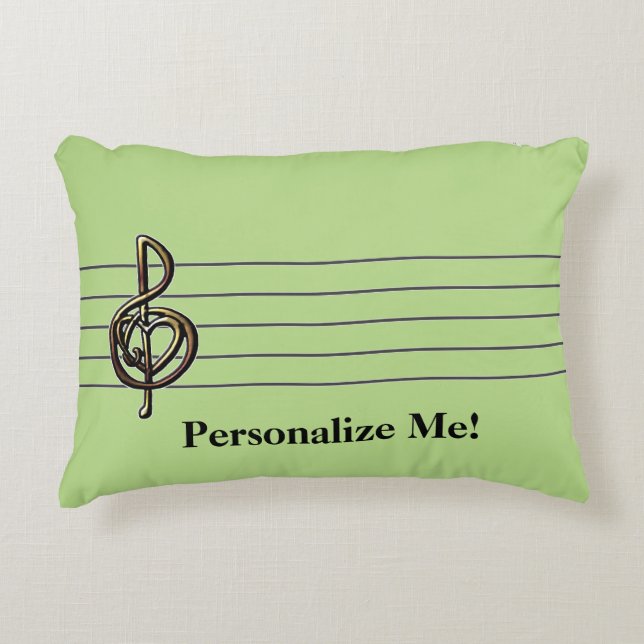 Välj en färg utföra i relief LookTrebleklav och Prydnadskudde (Framsidan)