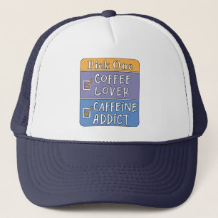 Välj en - Kaffe eller Koffein Keps