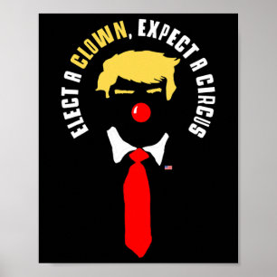 Välj en nära förväntad cirkus Shirt-funn antitru Poster