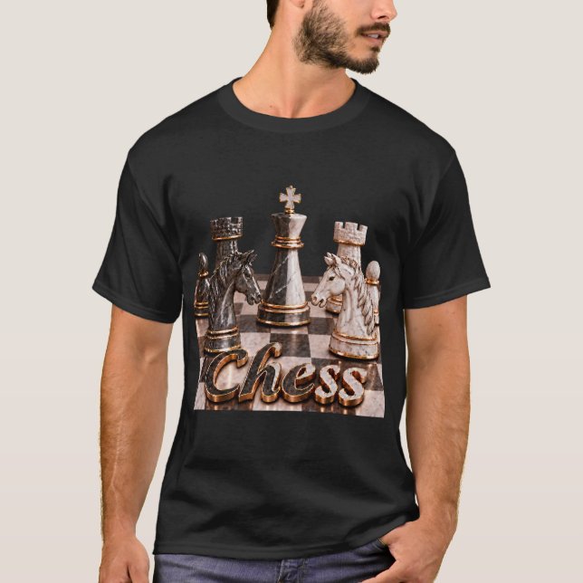 Välj en sida! Schack t-shirt (Framsida)