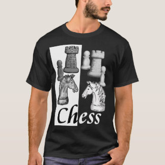 Välj en sida! Schack t-shirt Mörk