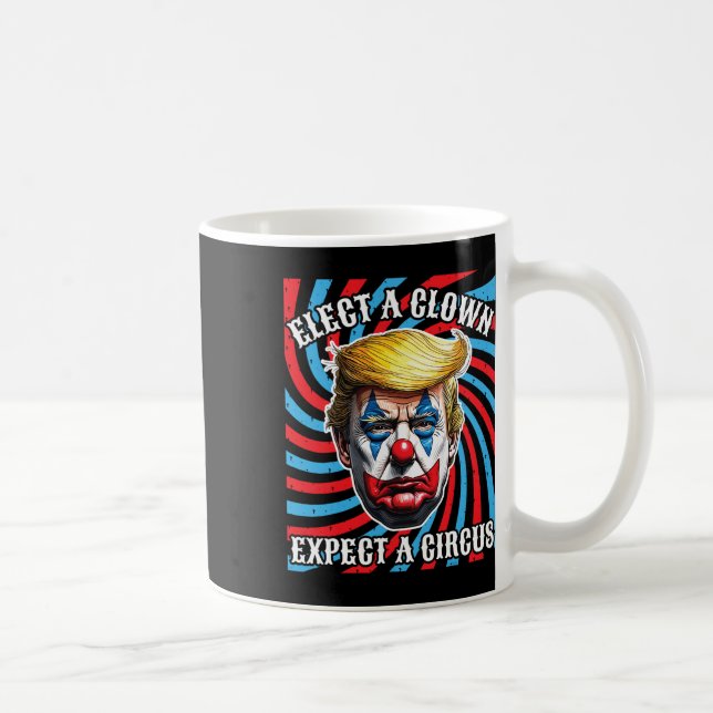 Välj en sluten förväntning på en cirkus kaffemugg (Höger)