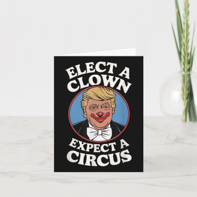 Välj en täckt förväntning om en cirkus impeach Tru Kort (Framsida)
