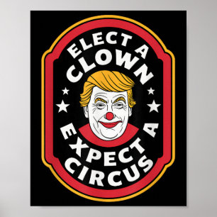 Välj en täckt förväntning om en cirkus impeach Tru Poster