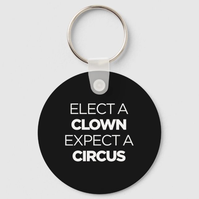 Välj en täckt förväntning på en Circus-funny antit Nyckelring (Framsida)