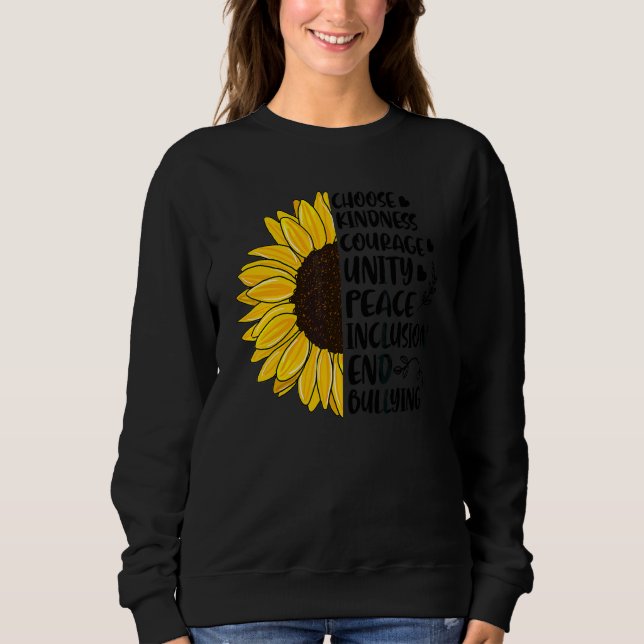 Välj enhet för kinness Courage Unity Peace Solros  T Shirt (Framsida)