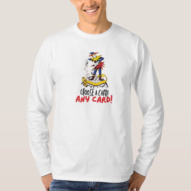 Välj ett uppspelningskort t shirt (Framsida)