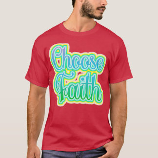Välj Faith inspirational Typography T Shirt