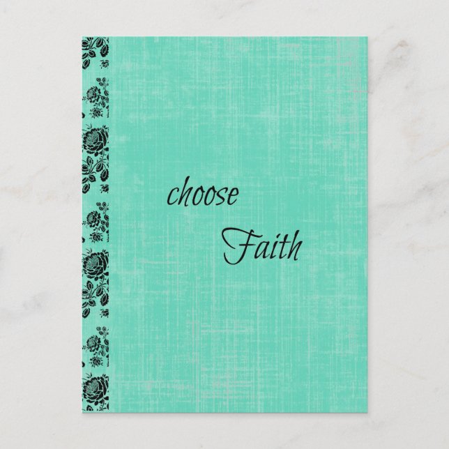 Välj Faith Inspirational Vykort (Framsida)