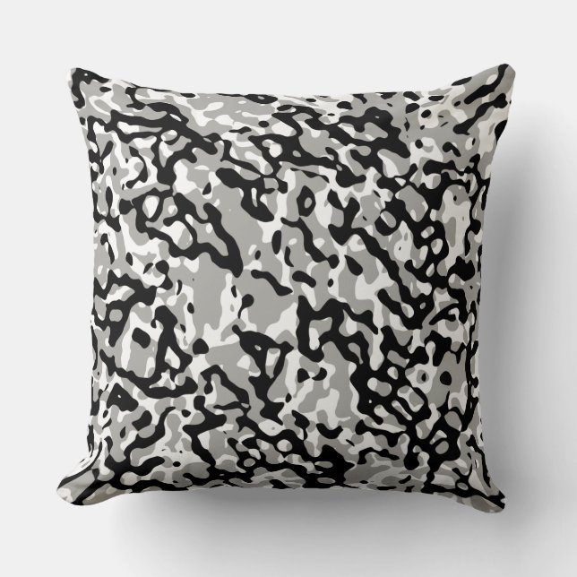 Välj Färgen "B/W Marble" Design Kudd 1 Kudde (Framsida)
