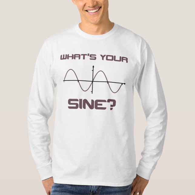 Välj fodrar upp, vad är din Nerdy sinus T Shirt (Framsida)