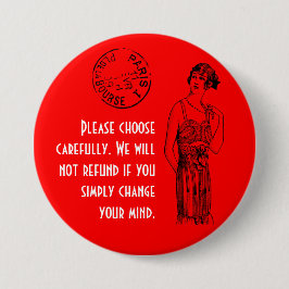 Välj försiktigt 3", knapp