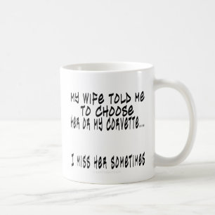 Välj frun eller Corvette Kaffemugg