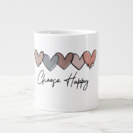 Välj Glad Hjärtmugg Design Jumbo Mugg