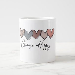 Välj Glad Hjärtmugg Design Jumbo Mugg