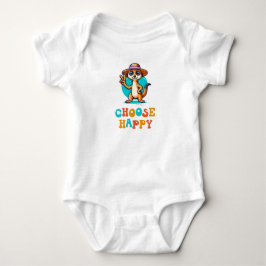 VÄLJ GLADA BABYKLÄDER T SHIRT