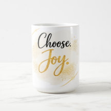 Välj Glädje Inspirerande Presentmugg