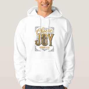 Välj Glädje Romans 15_13 Kristet Tros Kläder_1 Hoodie