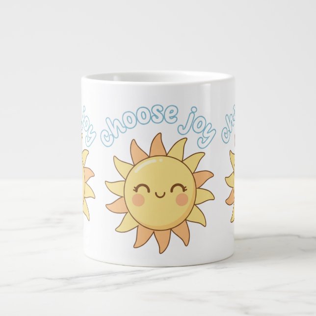 Välj Glädje Specialmugg Jumbo Mugg (Framsidan)