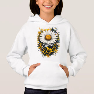 Välj Glädje Tusenskönas Blommiga Barnhoodie T Shirt