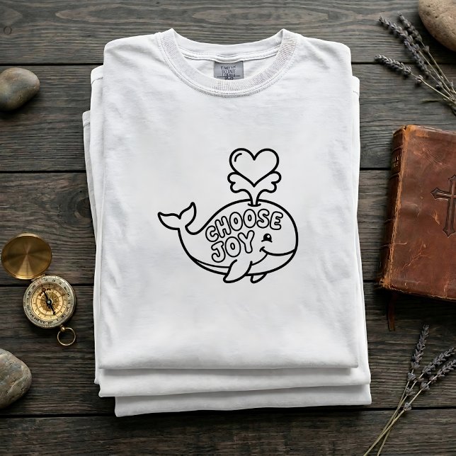 Välj Glädje Val SVG T-Shirt för Barn (Skapare uppladdad)