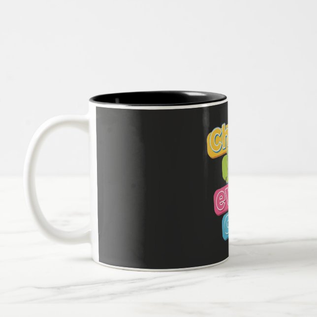 Välj Glädje Varje Dag ! Två-Tonad Mugg (Vänster)