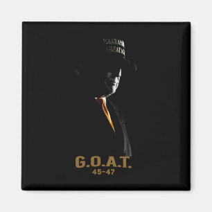 Välj Goat Donald Trump 2024 45 47 Silhouette Magnet
