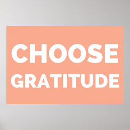 Välj Gratitude Poster - inspirationsoffert