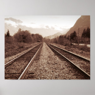 Välj Höger Track Poster