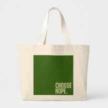 Välj hopp. Citat och Shopping bag