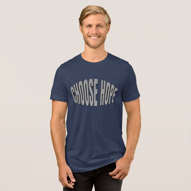 Välj Hopp - Inspirerande Kristet T-Shirt (Framsida Full)
