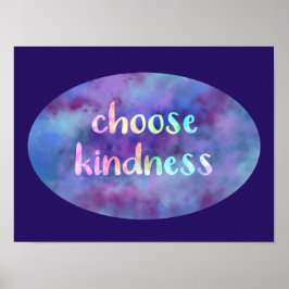 "Välj indness" Nebula Poster