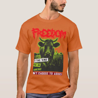 Välj inte att missbruka djur fri från grymhet crue t shirt