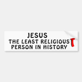 Välj Jesus, inte religion Bildekal