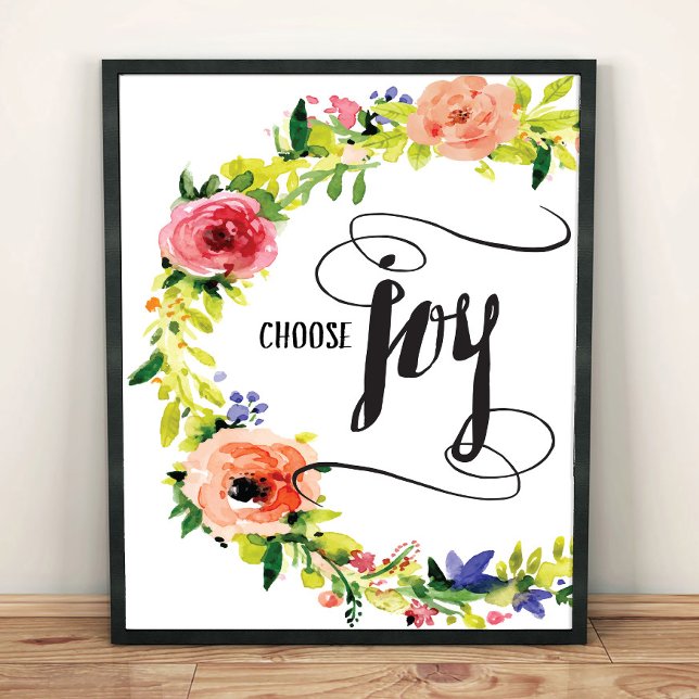 Välj Joy Art Print Poster (Skapare uppladdad)
