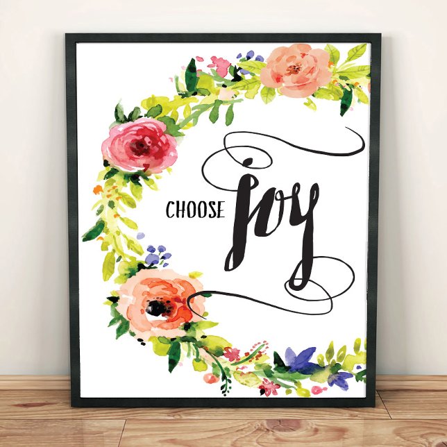 Välj Joy Art Print Poster (Skapare uppladdad)