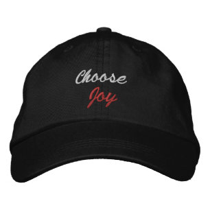 Välj Joy Broderad Keps