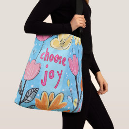 Välj Joy Colorful Flower Art Axelväska