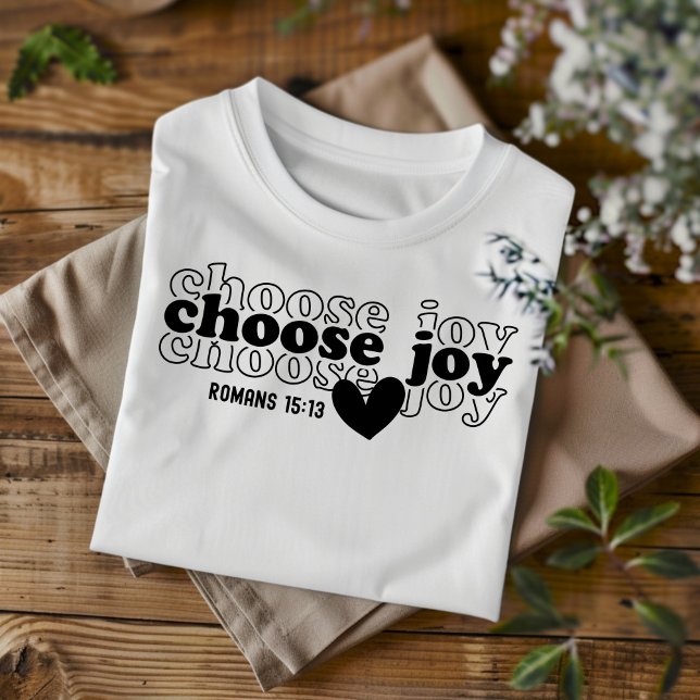 Välj Joy för manar Women and Children Christian T Shirt (Skapare uppladdad)