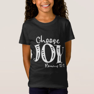 Välj Joy Kärlek och lyckodesign T Shirt