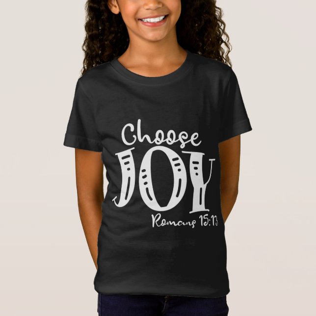 Välj Joy Kärlek och lyckodesign T Shirt (Framsida)