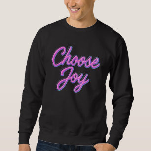 Välj Joy Neon Ljus Design Lång Ärmad Tröja