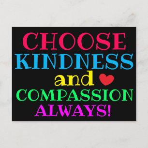 VÄLJ KINDNESS- OCH KOMPASSIONSINJEKTIONSOMRÅDE VYKORT