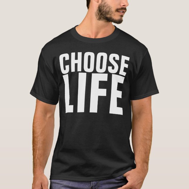 Välj Life Anti-abort, ProLife Black Shirt Tröja (Framsida)