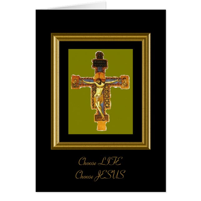 Välj LIFE Välj JESUS OBS Kort (Framsidan)