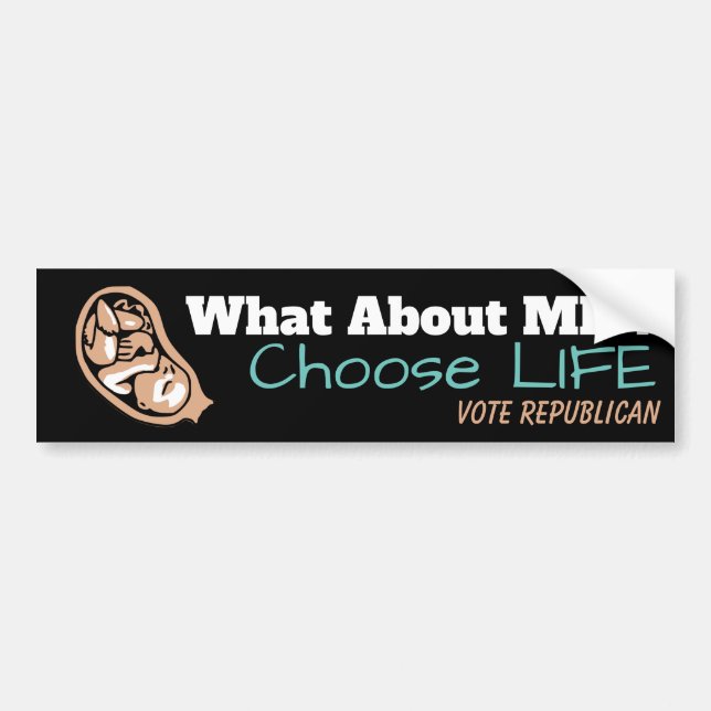 Välj Life Vote Republican Bildekal (Framsidan)