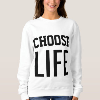 VÄLJ LIV inspirerande sweetshirt T Shirt